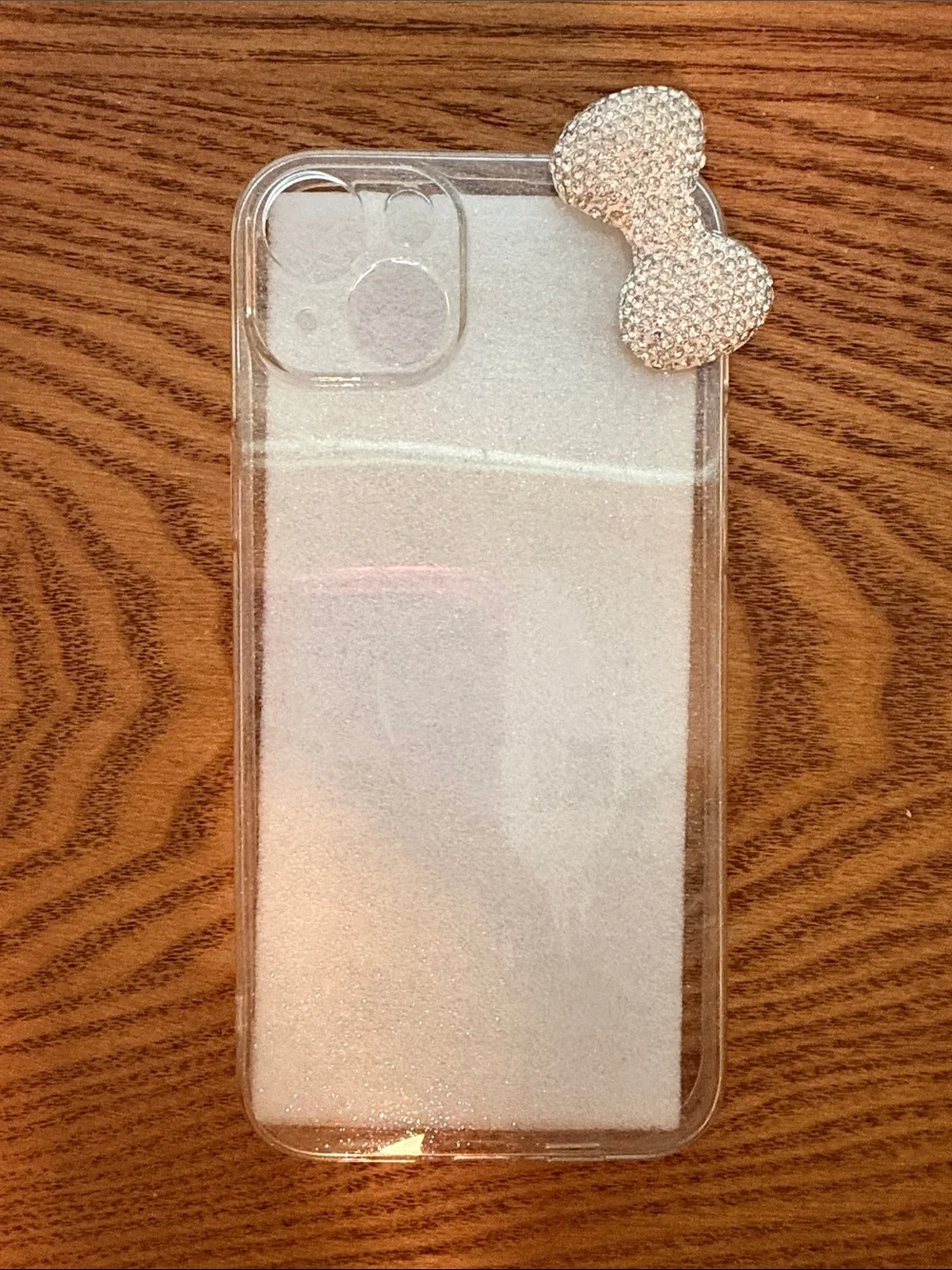 Hello Kitty Glitter Bow iPhone 15 Plus Case